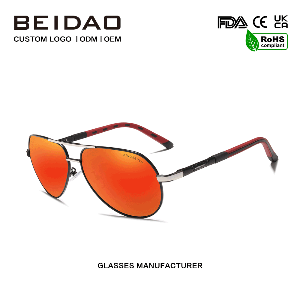 Gafas de sol con protección UV400 con montura de aleación 2026