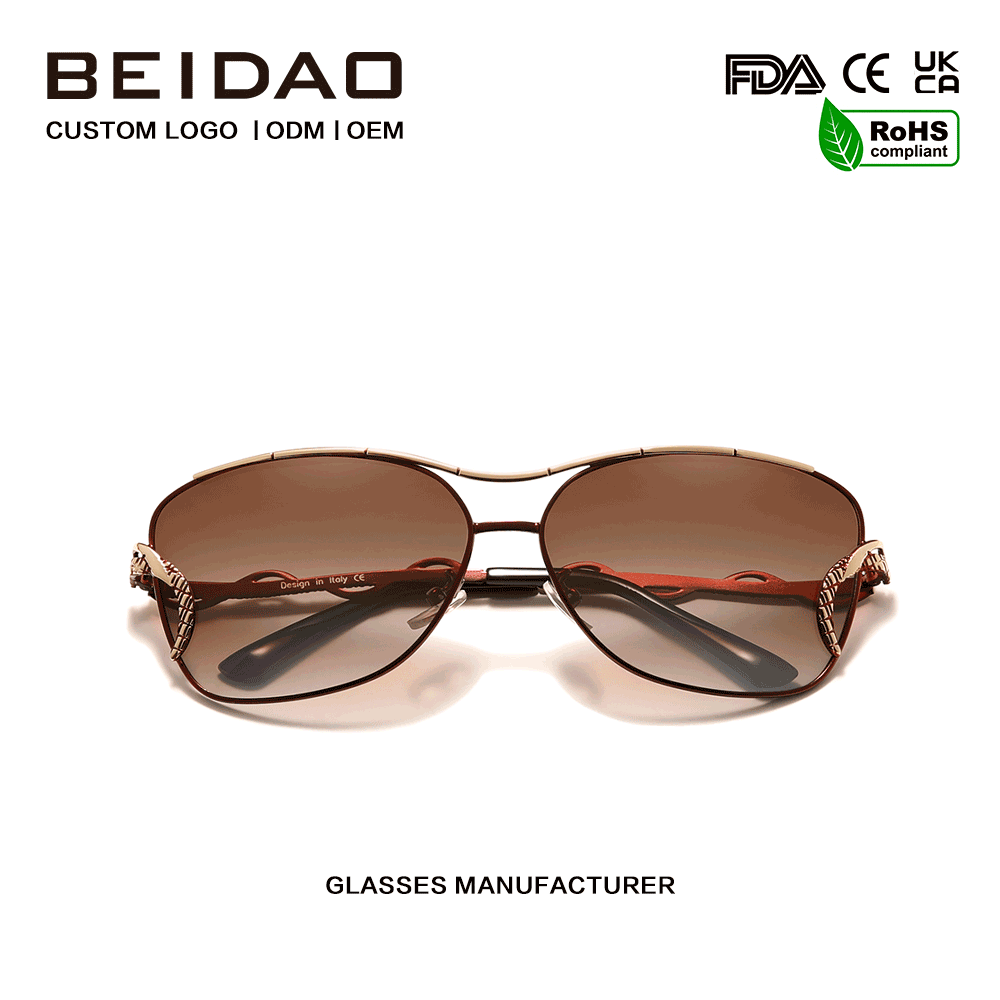 2026 Gafas de sol con protección UV400 y gradiente de borde completo grande para conducir
