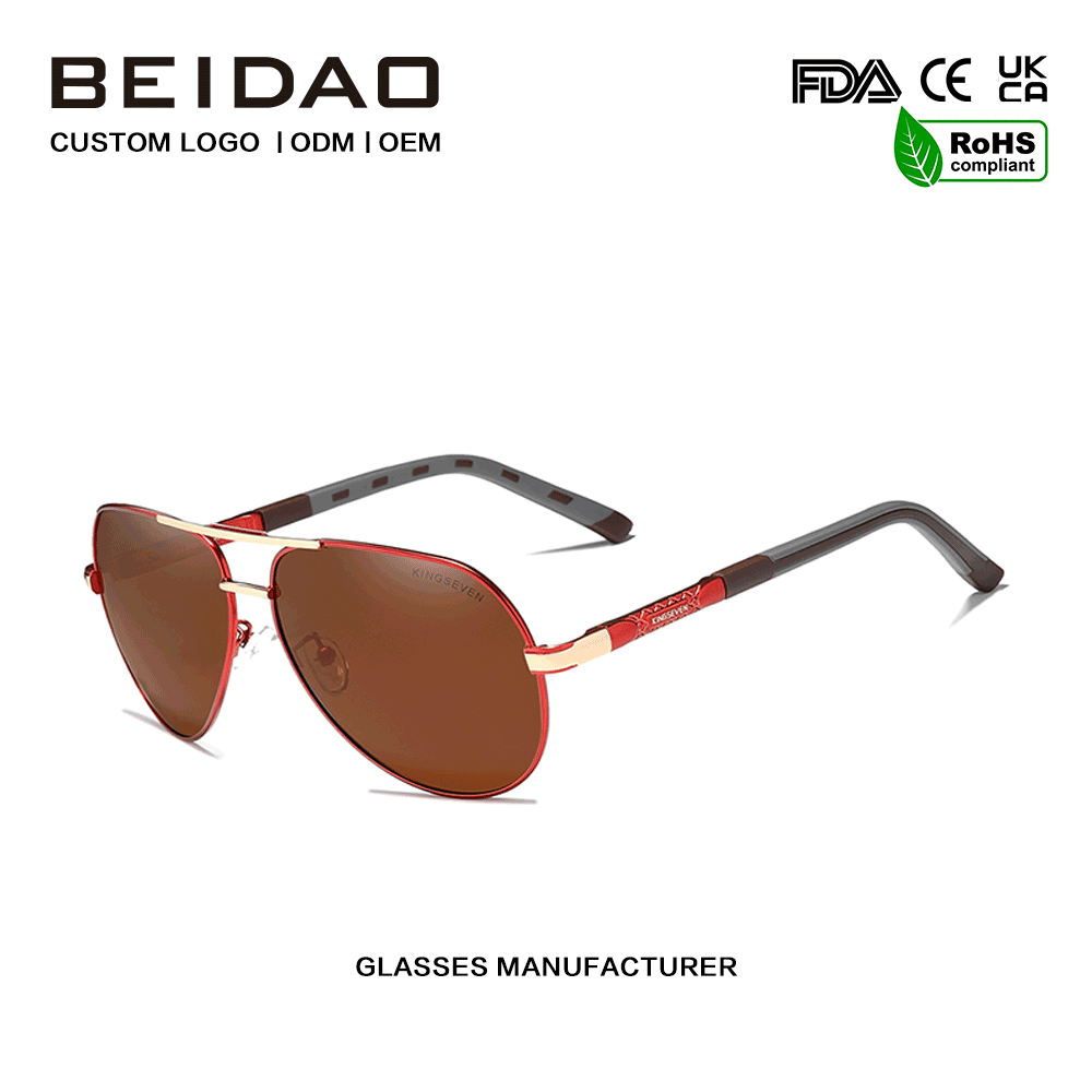 Gafas de sol polarizadas de aluminio clásicas