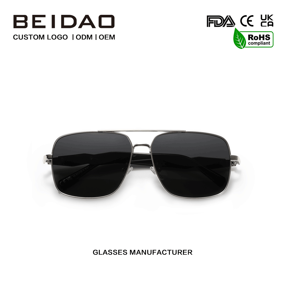 Diseñador Marco de aleación UV400 Gafas de sol Pesca Conducción