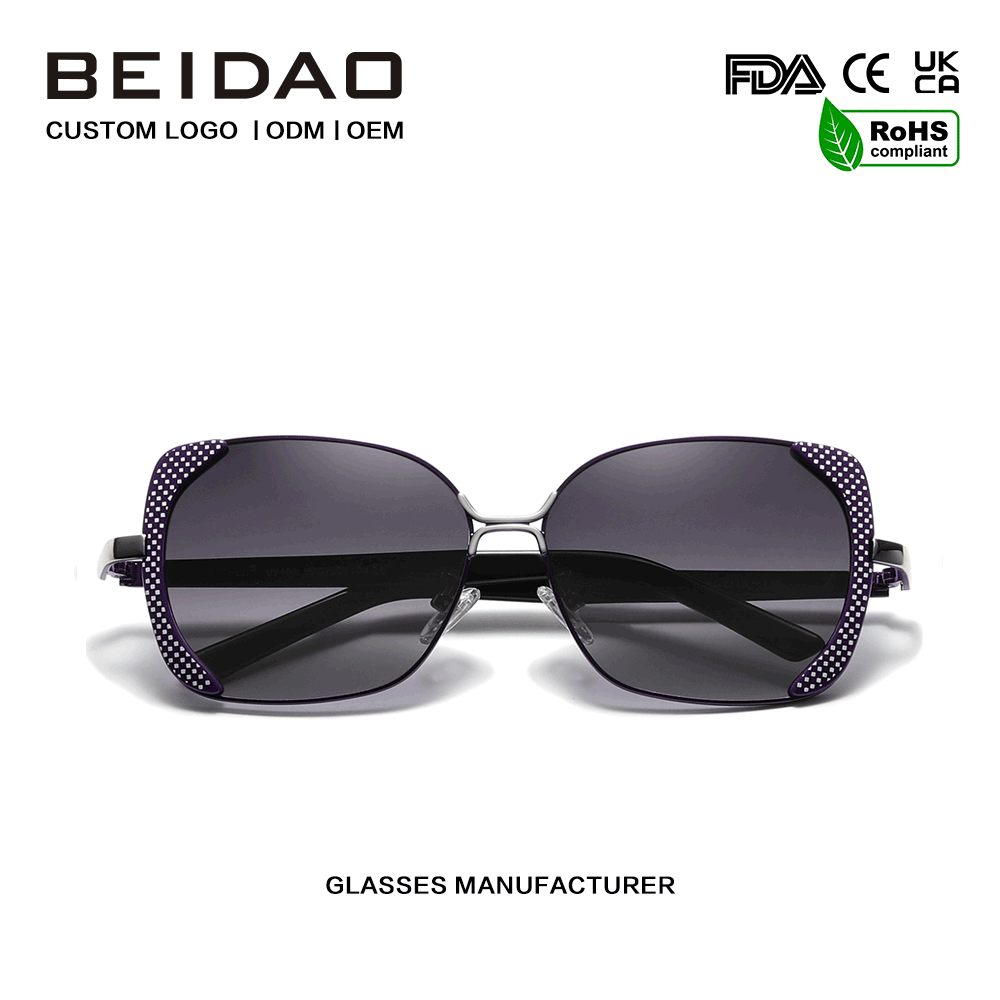 Gafas De Sol Degradadas Polarizadas De Mariposa De Gran Tamaño De Moda