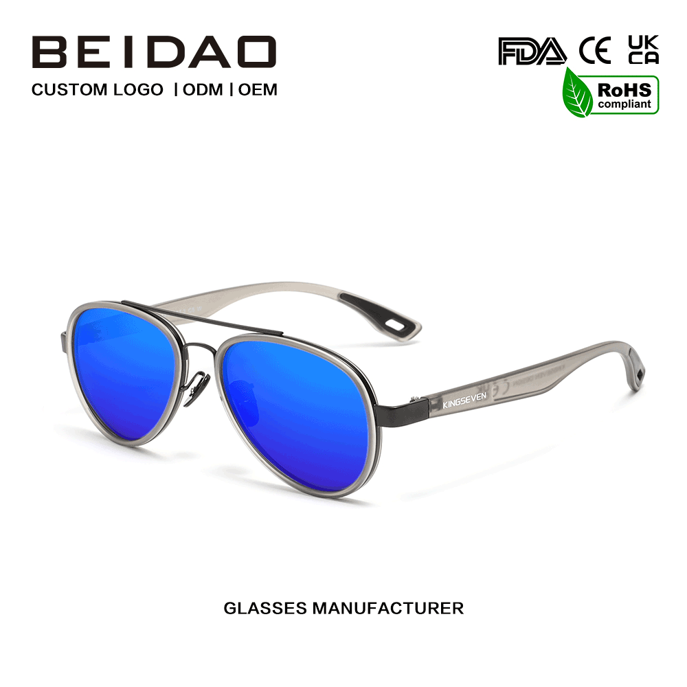 Nuevas gafas de sol TR90 de alta calidad para hombres y mujeres