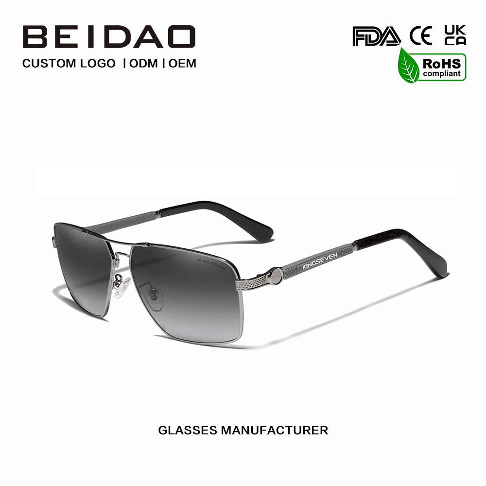 Nuevas gafas de sol con lentes polarizadas UV400 de estilo cuadrado