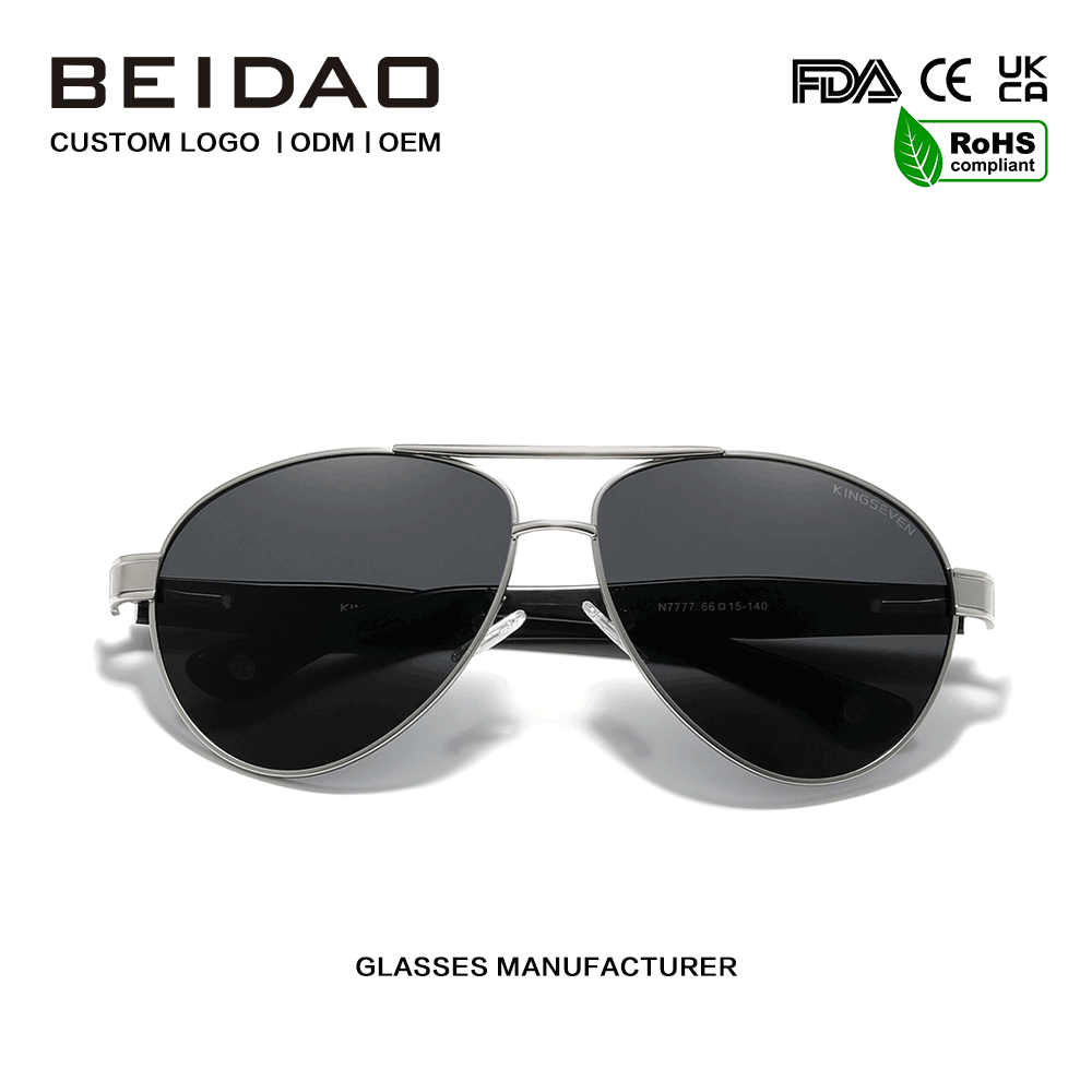 Gafas de sol polarizadas con protección UV400 y patillas con núcleo de alambre inoxidable