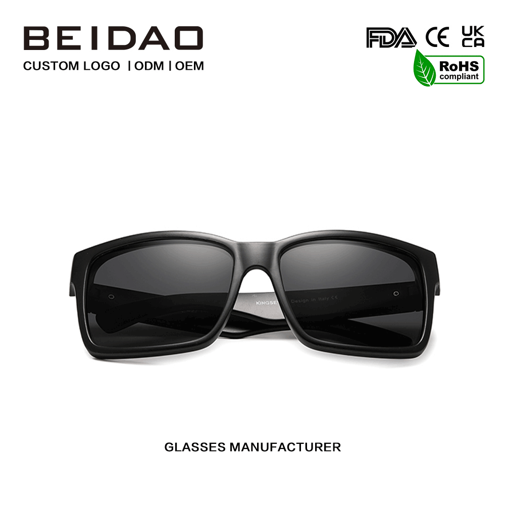 Gafas de sol deportivas polarizadas con marco de PC y lentes UV400 para unisex